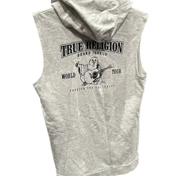 True Religion Hooded Zip Vest - Picture 2 of 4